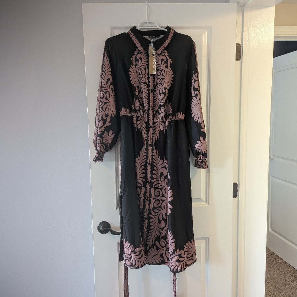 LS mid calf Dress